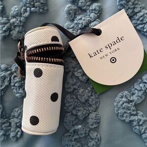 Kate Spade Kids White and Black Polka Dot Bag
